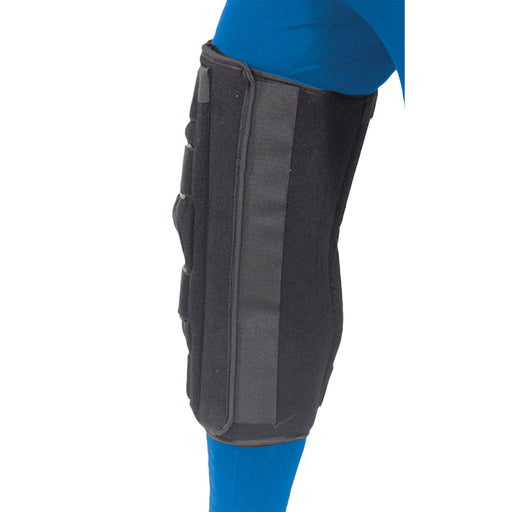 Large Knee Immobilizer - Four Adjustable Fasteners - Washable Cloth Material Loops