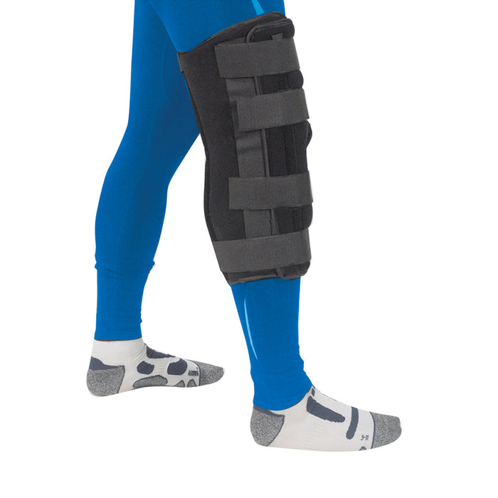 Medium Knee Immobilizer - Four Adjustable Fasteners - Washable Cloth Material Loops