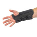 Large Right Handed Black Neoprene Wrist Brace - Metal Splint - Easily Adjustble Loops