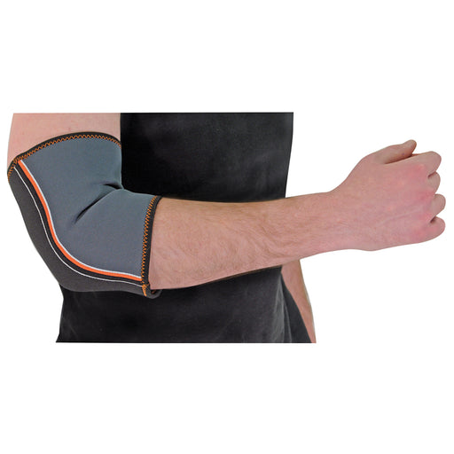 Medium Flexible Neoprene Elbow Support - Lightweight Exercise Brace - Washable Loops