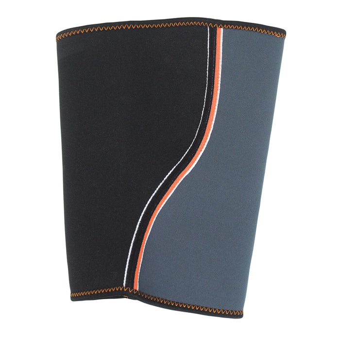 Large Flexible Neoprene Thigh Support - Lightweight Exercise Brace - Washable Loops