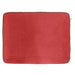 Memory Foam Neck Travel Cushion - Soft Velour Removeable Cover - Red Fabric Loops