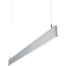 2 PACK Slim Commercial Suspension Light - 1500mm x 20mm - 40W Cool White LED - LoopsDirect