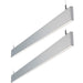 2 PACK Slim Commercial Suspension Light - 1500mm x 20mm - 40W Cool White LED - LoopsDirect