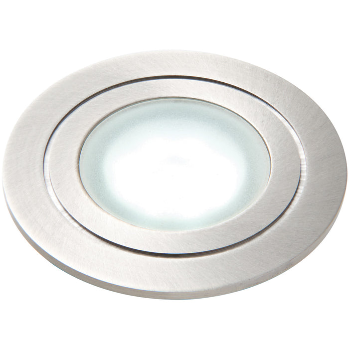2 PACK Recessed IP67 Guide Light - 1.2W Daylight White LED - Stainless Steel