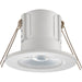 Tool-less Recessed Bathroom IP65 Downlight - 4W Cool White LED - Matt White - LoopsDirect