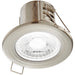 Tool-less Recessed Bathroom IP65 Downlight - 4W Cool White LED - Satin Nickel - LoopsDirect