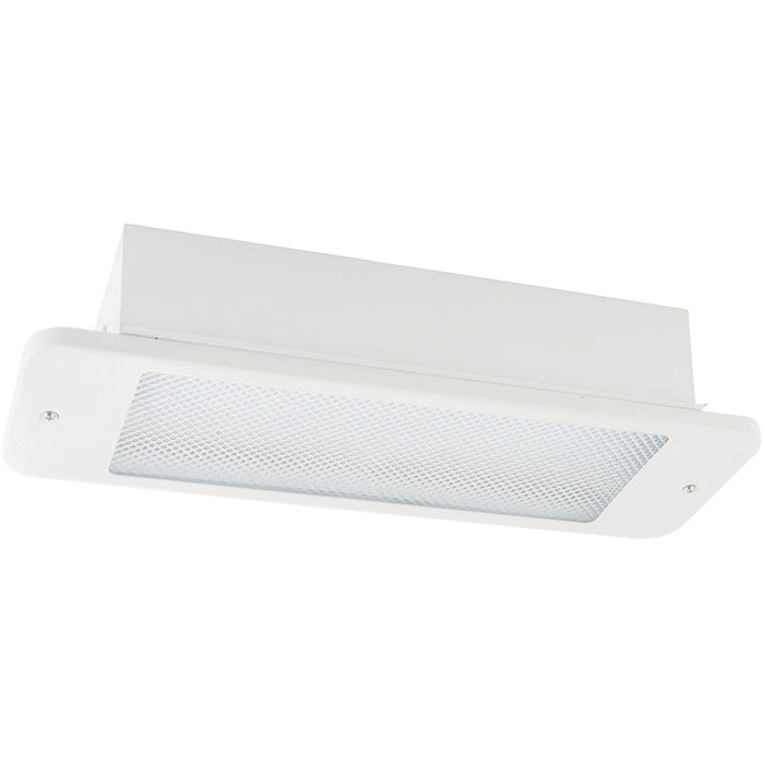 Recessed Emergency Ceiling Guide Light - 3W Daylight White LED - Gloss White