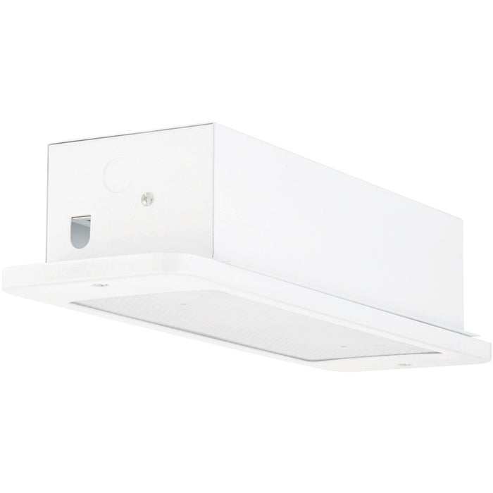 Recessed Emergency Ceiling Guide Light - 3W Daylight White LED - Gloss White - LoopsDirect