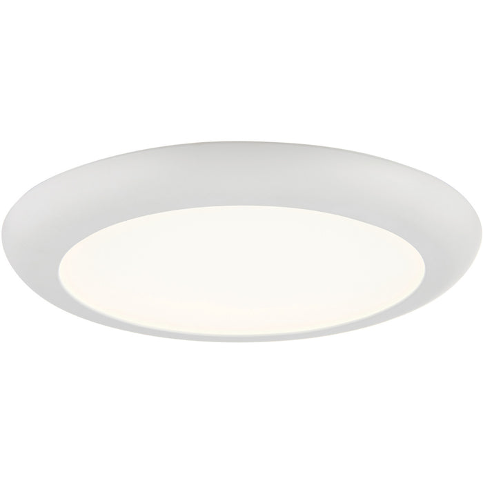 4 PACK Ultra Slim Recessed Ceiling Downlight - 18W Cool White LED - Matt White