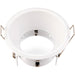 Anti-Glare Recessed Bathroom Downlight IP65 - 50W GU10 Reflector - Matt White - LoopsDirect