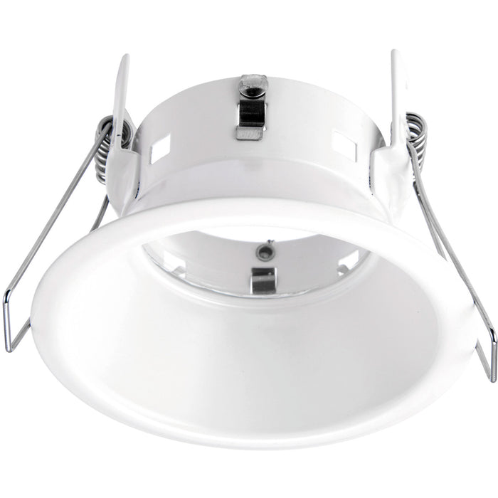 Anti-Glare Recessed Bathroom Downlight IP65 - 50W GU10 Reflector - Matt White