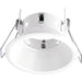 Anti-Glare Recessed Bathroom Downlight IP65 - 50W GU10 Reflector - Matt White - LoopsDirect