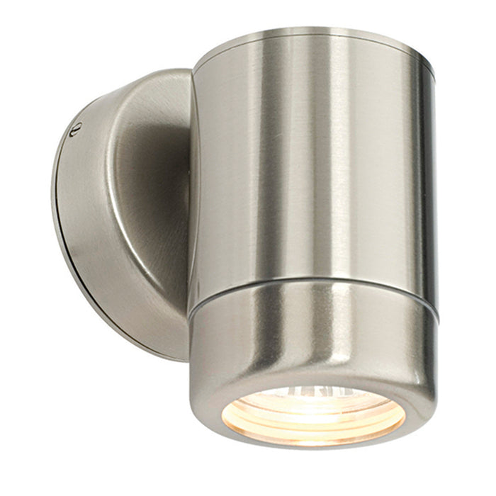Dimmable Outdoor IP65 Wall Downlight - 7W GU10 LED Marine Grade Stainless Steel