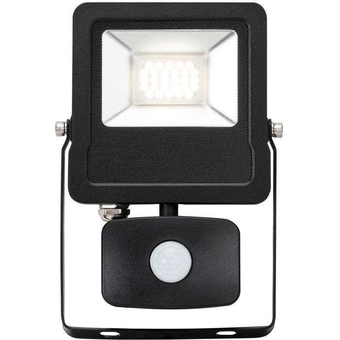 Outdoor IP65 Automatic Floodlight - 20W Cool White LED - PIR Sensor - 1600 Lumen