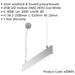 Slimline Commercial Suspension Light - 610mm x 20mm - 25W Cool White LED - LoopsDirect