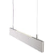 Slimline Commercial Suspension Light - 610mm x 20mm - 25W Cool White LED - LoopsDirect