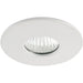 Mini Recessed Downlight Fixture - 4W Cool White COB LED Driver - Matt White - LoopsDirect