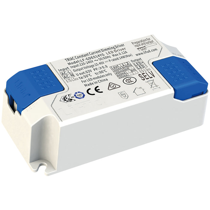14W Dimmable LED Driver - 200 to 350mA Constant Current - Fixed Output