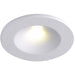 Recessed Emergency Ceiling Guide Light Kit - Daylight White LED - Matt White - LoopsDirect