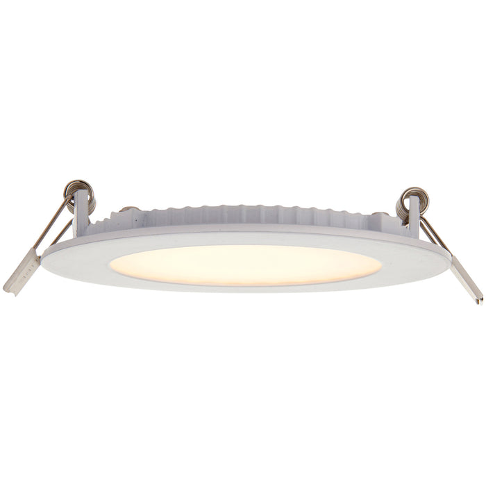 4 PACK Ultra Slim Recessed Ceiling Downlight - 6W Warm White LED - IP44 Rated