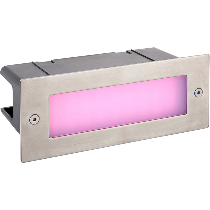 Outdoor IP44 SMART RGB Brick Light - 3.5W RGB LED - Marine Grade Stainless Steel