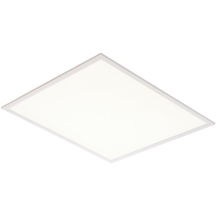 Square Backlit LED Ceiling Panel Light - 595 x 595mm - 40W Cool White LED - LoopsDirect