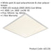 Anti-Glare Ceiling Panel Light - 40W Cool White LED - White Paint Finish - LoopsDirect