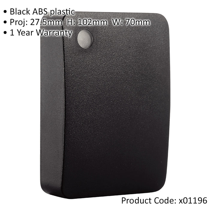 Wall Mounted IP44 Outdoor Twilight Photocell Detector Light Switch Black
