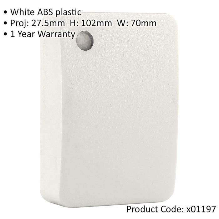 Wall Mounted IP44 Outdoor Twilight Photocell Detector Light Switch White