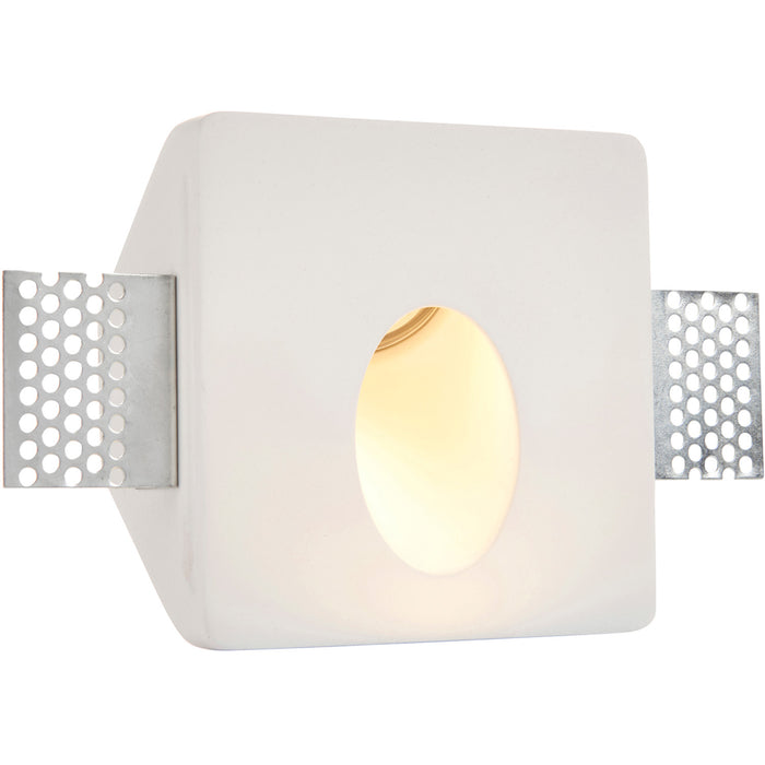Plaster-In Square Wall Light - 1.5W Warm White LED Module - Trimless Design