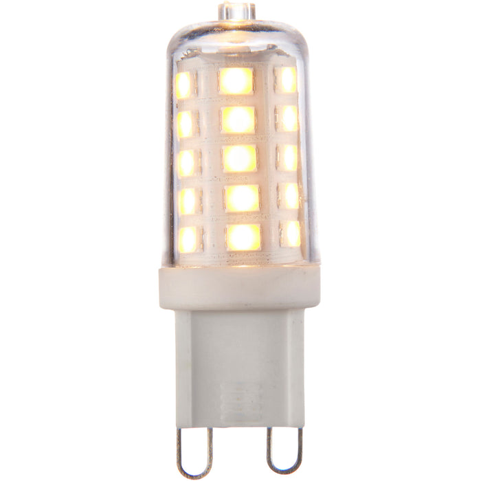 3.2W G9 Warm White Dimmable LED Bulb - 320 Lumen Output - 3000k Colour Temp