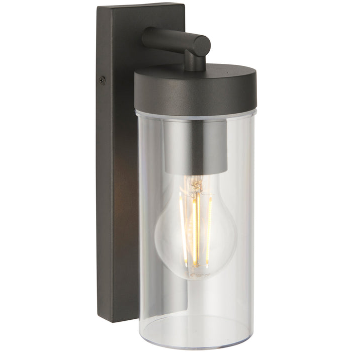 Modern Outdoor IP44 Wall Lantern Light - Dimmable 15W E27 LED - Stainless Steel