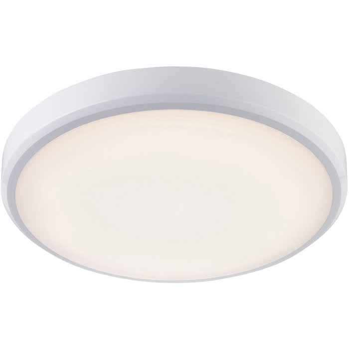 Flush Bathroom Wall OR Ceiling Function Light - 15W CCT LED Module - White