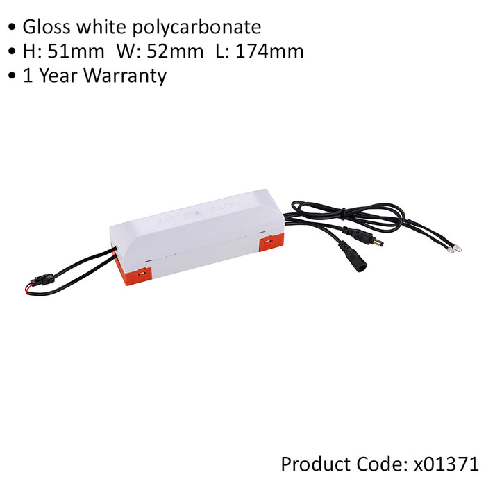 Emergency LED Conversion Kit - 3 Hour Back Up Power Supply - Self Test Function