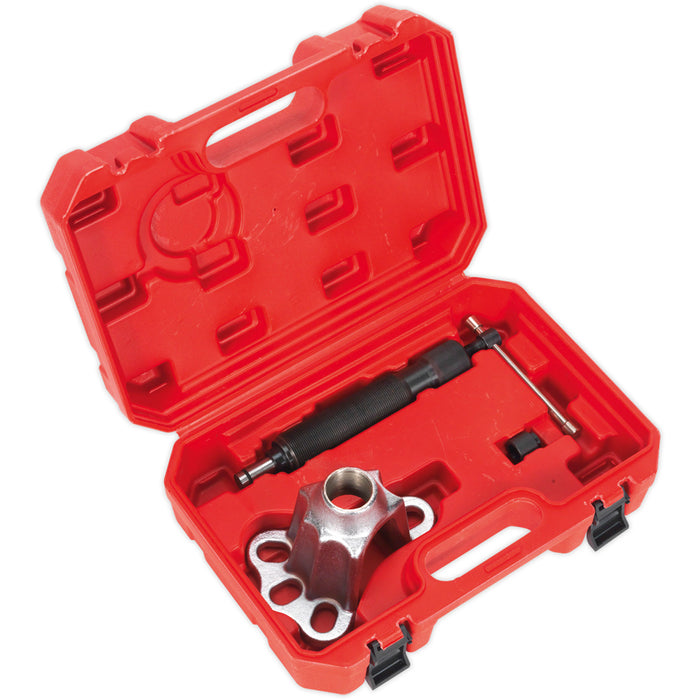 Hydraulic Hub Puller Set - 10 Tonne Hydraulic Ram - Puller Yoke - Hub Extraction Loops