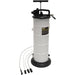 9L Manual / Air Vacuum Oil & Fluid Extractor - Comes with Four 1m Suction Probes Loops