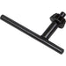 10mm & 13mm Drill Chuck Key - Hardened S2 Steel - T-Bar Handle Bit Tighten Tool Loops