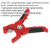 Composite Hose Cutter - 3mm to 14mm Jaw Capacity - Heat Treated Steel Blade Loops