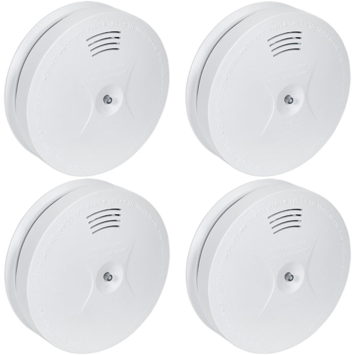 Battery Powered Smoke Alarm Fire Safety Sensor Detector Home Office Business